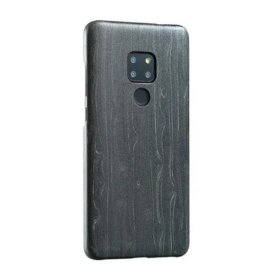 Natural Wood Thin phone case FOR Huawei Mate 20 PRO Mate 20 case cover Bamboo/Walnut/Rosewood/Black ice wood shell(Real wood - Цвет: Black ice wood