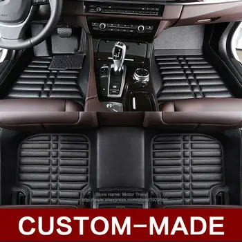 

Custom fit car floor mats for Audi A1 A3 A4 A6 A7 A8 Q5 Q7 3D car styling heavy duty all weather carpet floor liner RY172