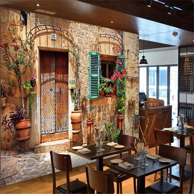 Custom Photo Wall Mural Wallpaper 3d Luxury Quality HD European Medieval Streets Old House Cafe Custom Photo Wall Mural Wallpaper 3d Luxury Quality HD European Medieval Streets Old House Cafe