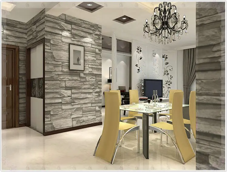2015 Modern 3D three dimensional design wallpaper roll