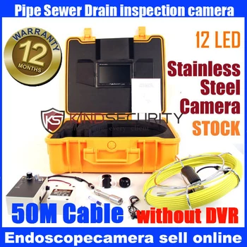

50M 7" LCD Video Inspection Camera Borescope Endoscope Snake Pipe camera system