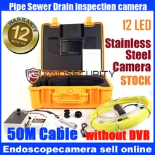 50M 7″ LCD Video Inspection Camera Borescope Endoscope Snake Pipe camera system