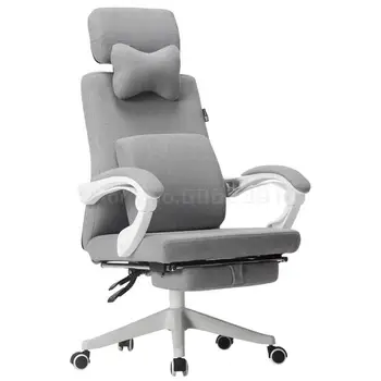 

Black-and-white Computer Chair, Cloth Art, Home Study Chair, Swivel Chair, Nordic Boss Chair, Modern Simple Leisure Office Chair