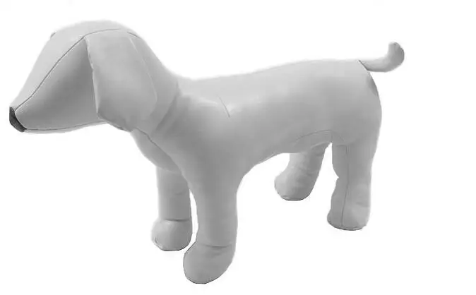 2 стиля, кожаный манекен для домашних собак, черный/белый, 1 шт., модель, стоящая позиция, модели для собак, одежда, товары для домашних животных, игрушки для собак M00471