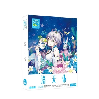 

30 Pcs/Set Anime Character Luo Tianyi Lomo Card Mini Postcard Greeting Card Message Card Christmas Gifts