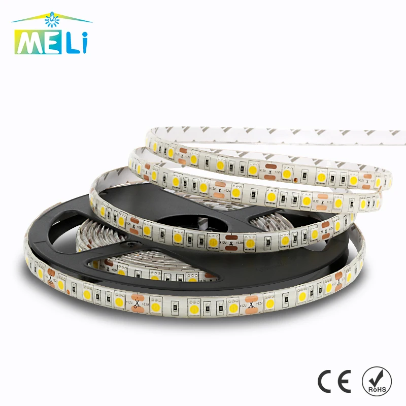

Led Strip Light Led RGB 5M Waterproof Ip65 SMD 5050 12V Flexible Led Tape Kitchen Light White Warm White Red Green Blue Yellow
