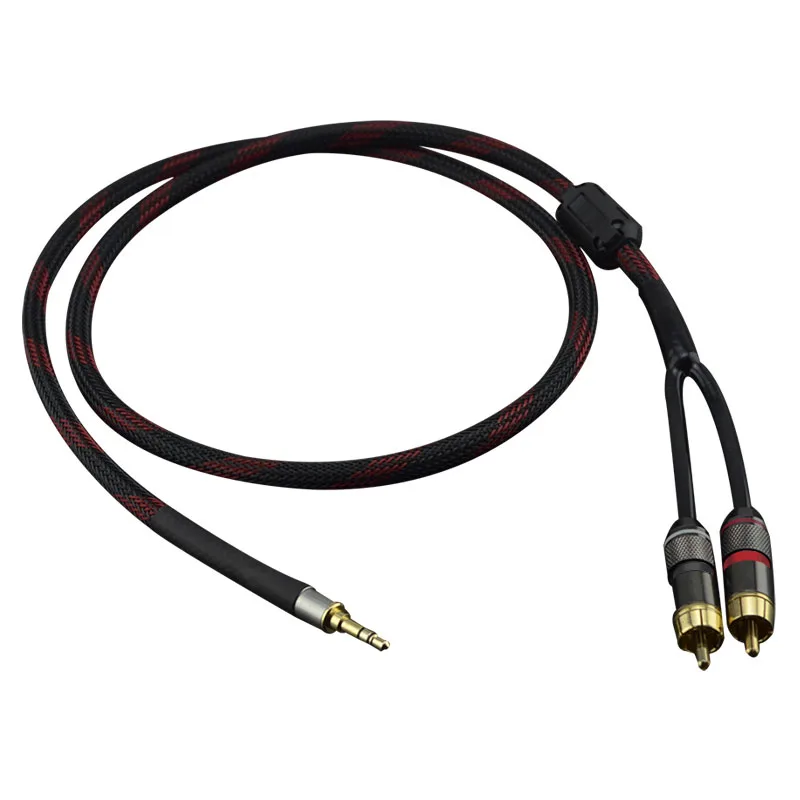 Anti jamming mobile computer audio cable enthusiast 3.5mm