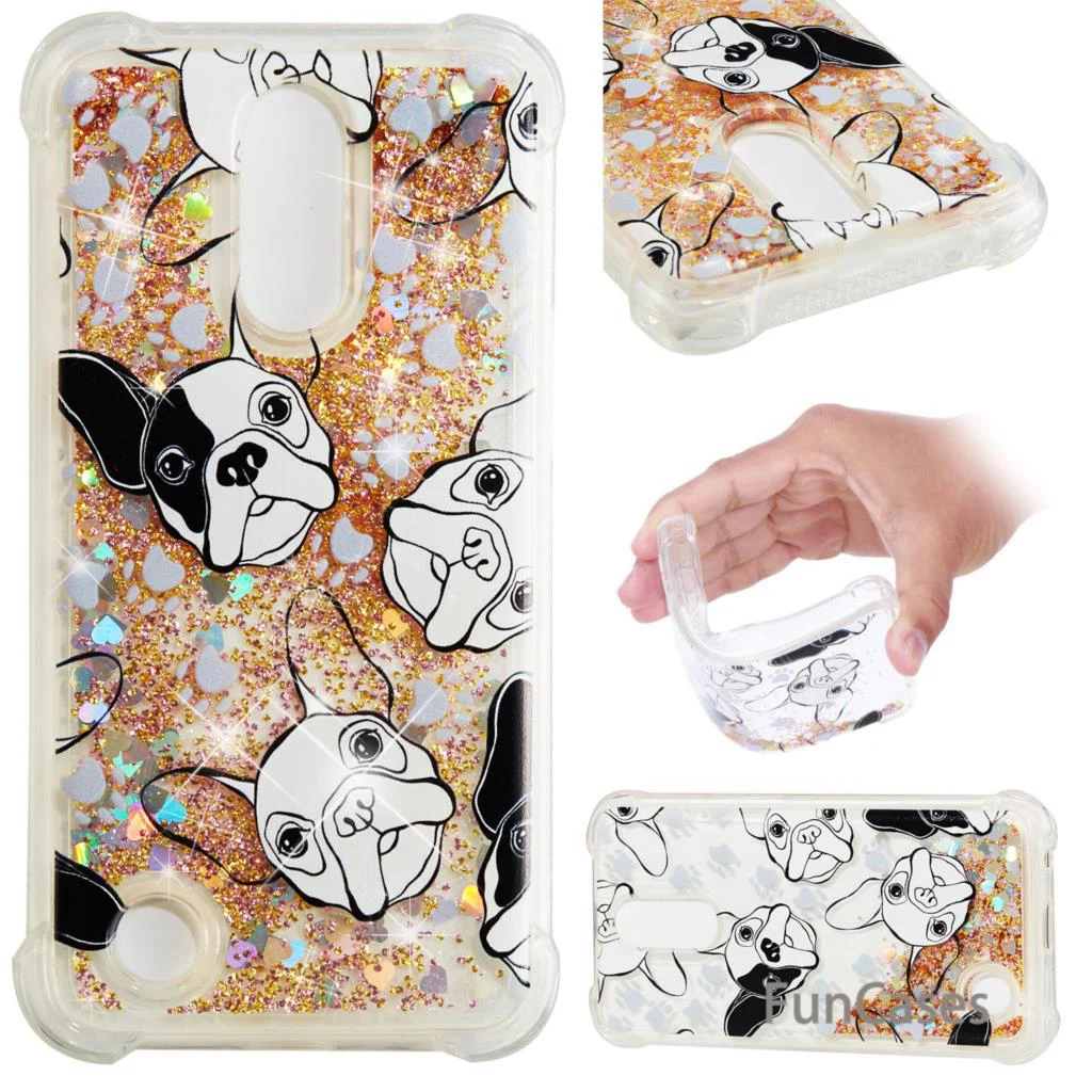 

Puppy Bling Case sFor Coverage LG K10 2017 European Version Soft TPU Phone Case Balr Glitter Case LG K10 2017 European Version