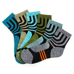 Мужские ножные браслеты высокого качества из чесаного хлопка, плотные мужские носки, модные зимние теплые носки, носки для полотенец, 6
