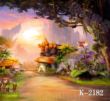 

300x300cm (about 10x10ft) vinyl photography backdrop photo studio photographic backdrops child forest tree k-2182