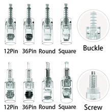 12 36 pin 3D микро нано иглы bb крем винт и пряжка иглы для тату-машинок микроиглы в картридже для dr ручка bb крем машина