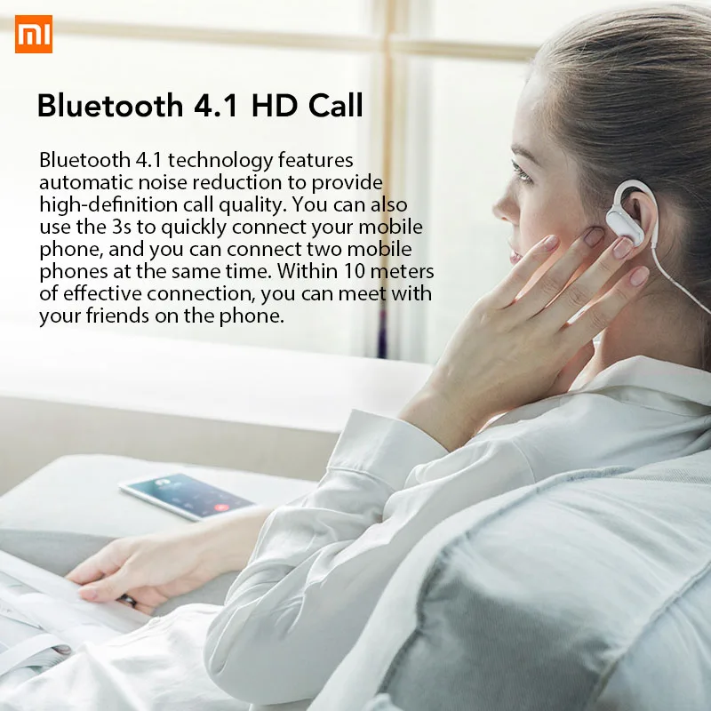 Оригинальный ушной телефон Xiaomi Mi Bluetooth мини версия Спортивная Беспроводная
