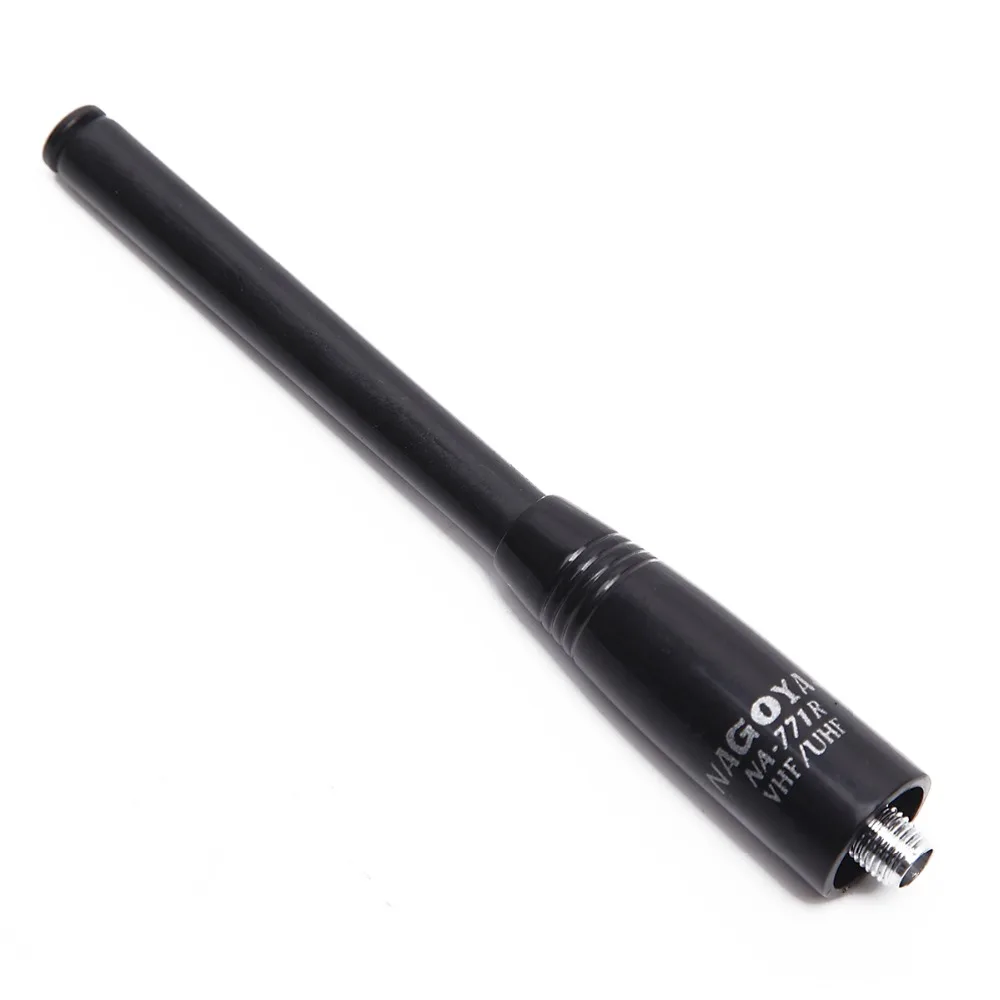 Антенна NAGOYA NA 771R телескопическая SMA VHF/UHF двухдиапазонная антенна для Baofeng BF 888S UV 5R