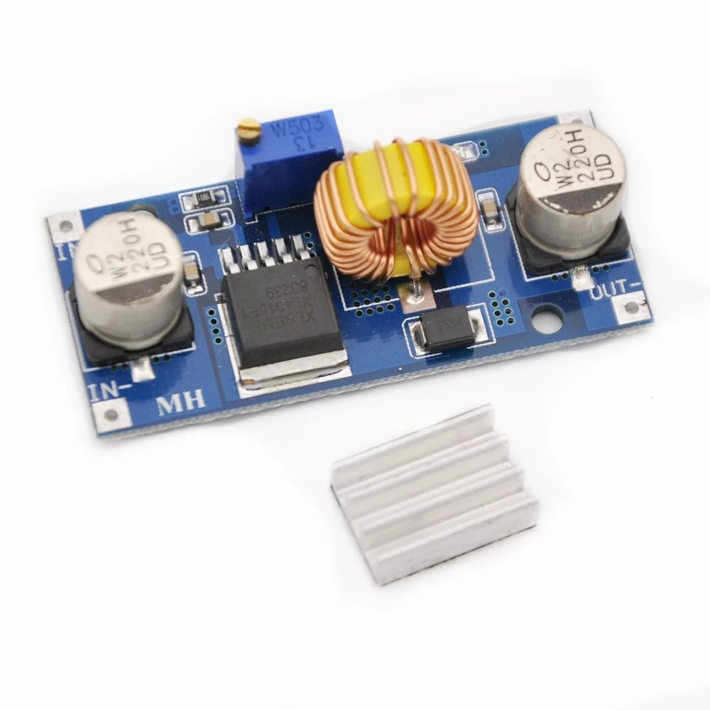 

86012 Free Shipping DC to DC 4V-38V to 1.25V-36V 5A Step Down Power Supply Buck Module 24V 12V 9V 5V