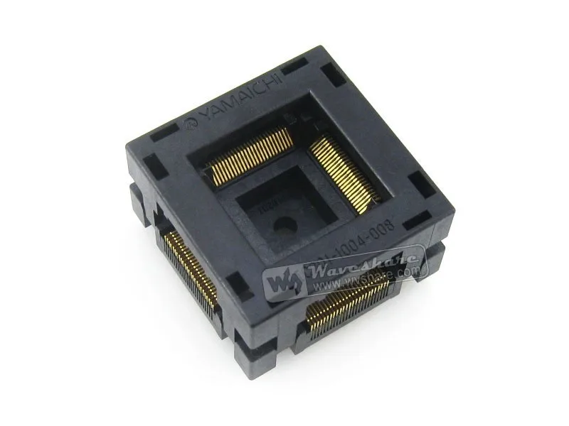 IC201-1004-008 Yamaichi IC Тесты разъем 0,5 мм Шаг QFP100 TQFP100 FQFP100 PQFP100 посылка