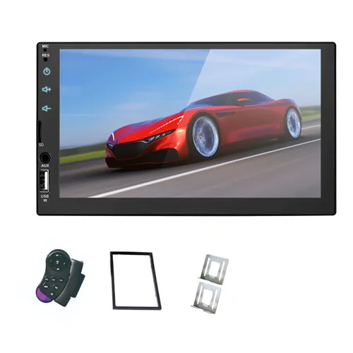 Mirror Link 2 din 7 'автомобильный Радио Емкостный сенсорный экран плеер MP5 SD/FM/USB/AUX/Bluetooth автомобильный аудио для камеры заднего вида - Цвет: E