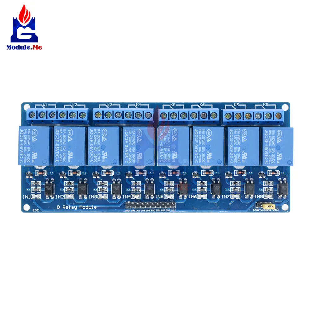 5V 8-канальный релейный модуль для Arduino оптопары 8 канальный релейный модуль реле умный дом переключатель Max 10A AC 250V DC 30V