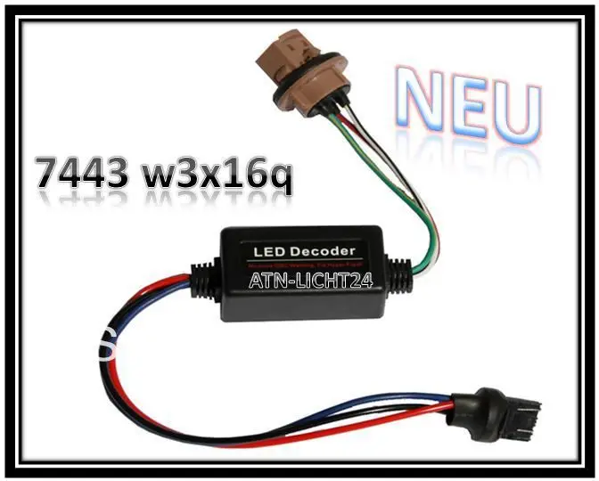 12V 7443 w3x16q W21/5W 21/5W CanBus предупреждающие резисторы декодера 2 Phasen Sockel|canbus resistor|resistor