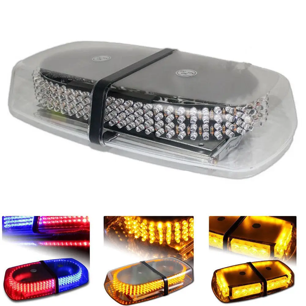 

12V 240 LEDs Car Roof Strobe Warning Light Multiple Modes Flashing Emergency Lights For Universal Car Styling Accessories