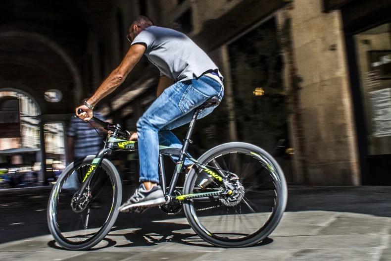 Cheap The new 26-inch aluminum alloy folding mountain bike transmission disc folding bike 5 Cheap The new 26-inch aluminum alloy folding mountain bike transmission disc folding bike 5