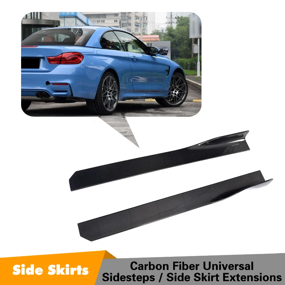 Rear Carbon Fiber Bumper Splitter extension Fits BMW E90 E92 F30 F80 335i M3 M4