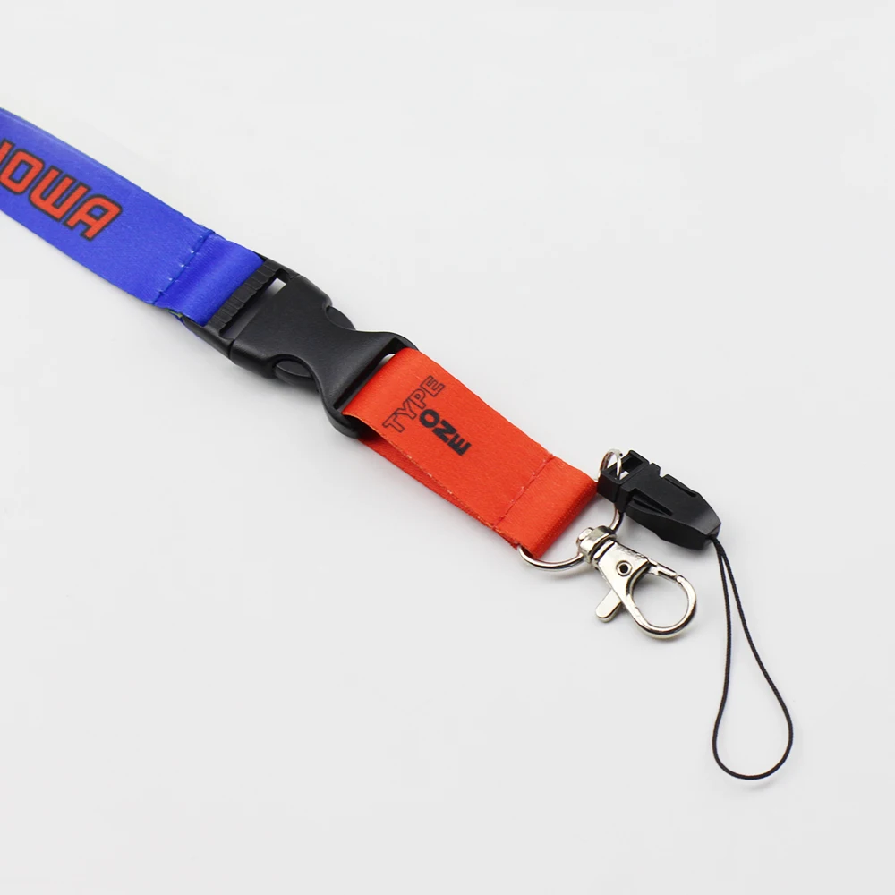 JDM SPOON SPORTS 2 сторонний Печатный ремешок брелок для шеи быстросъемный для|keychain quick