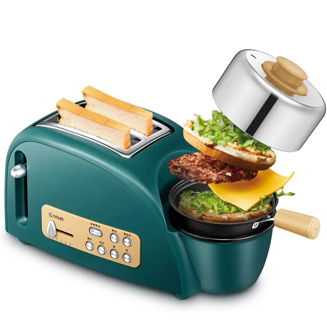 Donlim toaster home Mini multifunctional automatic spit driver cooking egg steaming oven toaster breakfast machine 3