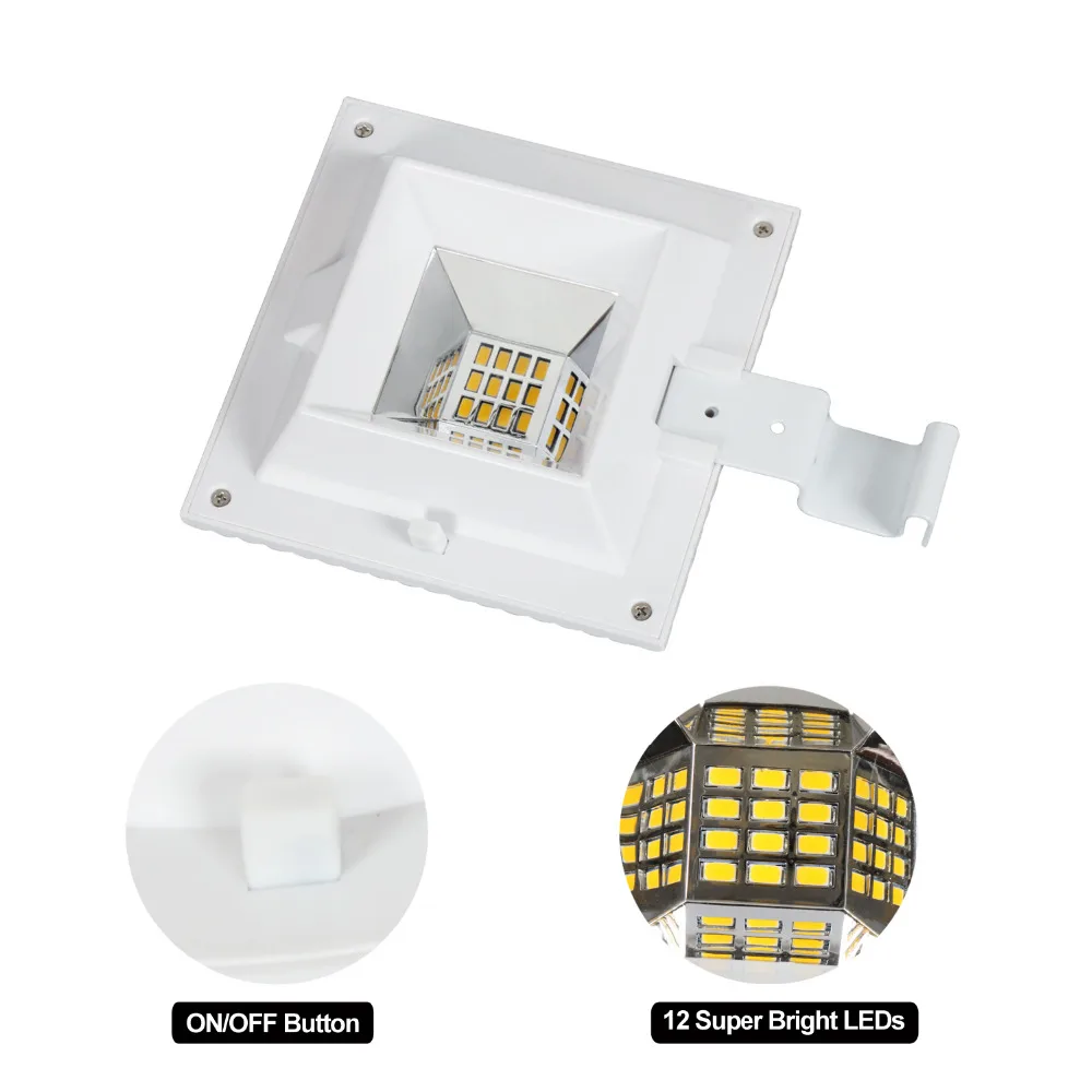 4 PCS-LED-Solar-Gutter-Utility-Outdoor-Light-Fence-Yard-Wall-Gutter-Pathway-Garden-Shed-Walkways-Sun-Power-Waterproof-Lamp3