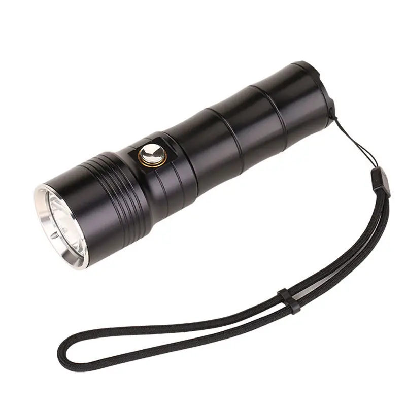 LED Flashlight Rechargeable Super Bright Waterproof And Explosion-Proof Torch10W outdoor travel lighting flashlight#3J18