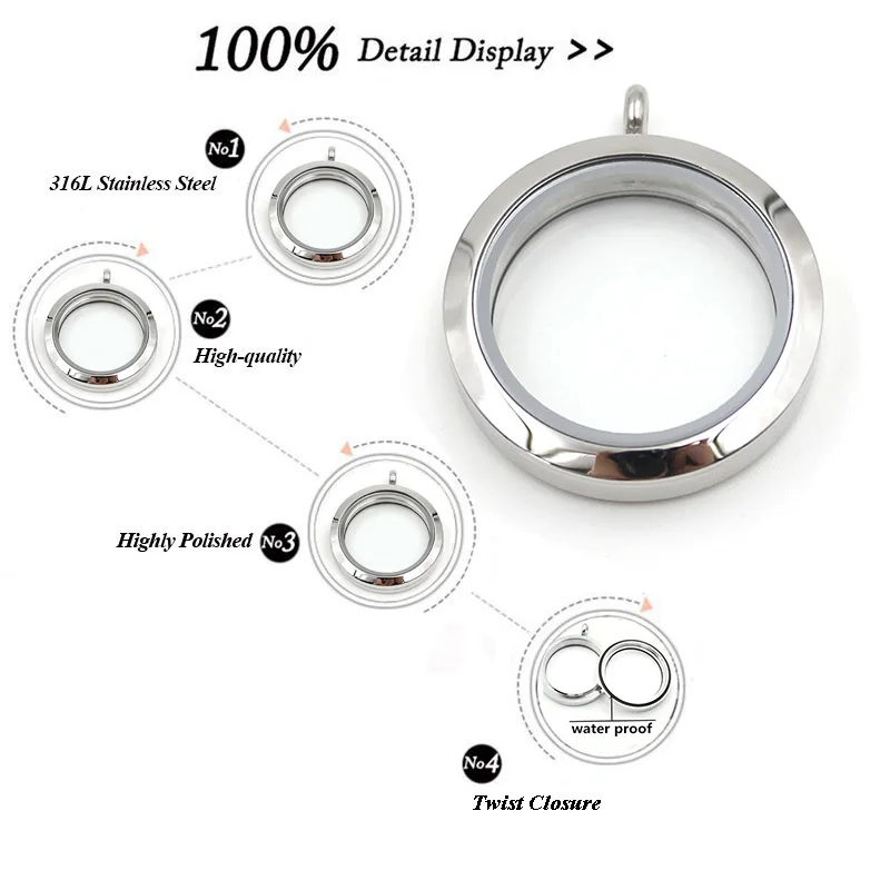 Wholesale-waterproof-floating-charm-locket-necklace-20mm-25mm-30mm-316L-Stainless-Steel-memory-locket-pendant-for (1)