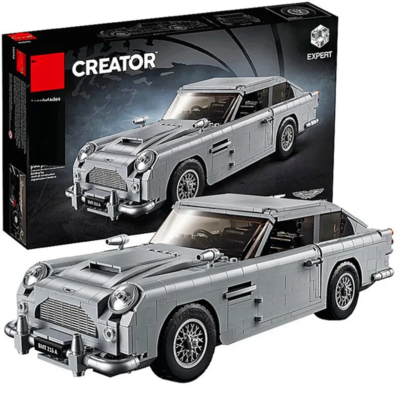 

Legoings Technic 10262 Aston Martin car DB5 Figures Building Blocks Model Set Figures Toys Gifts For Kids brinquedos tamiya