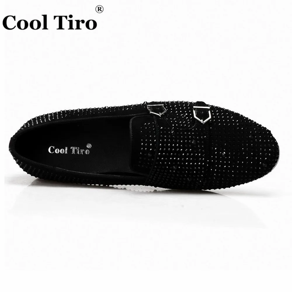 Rhinestone Double-Monk Men Loafers (7)