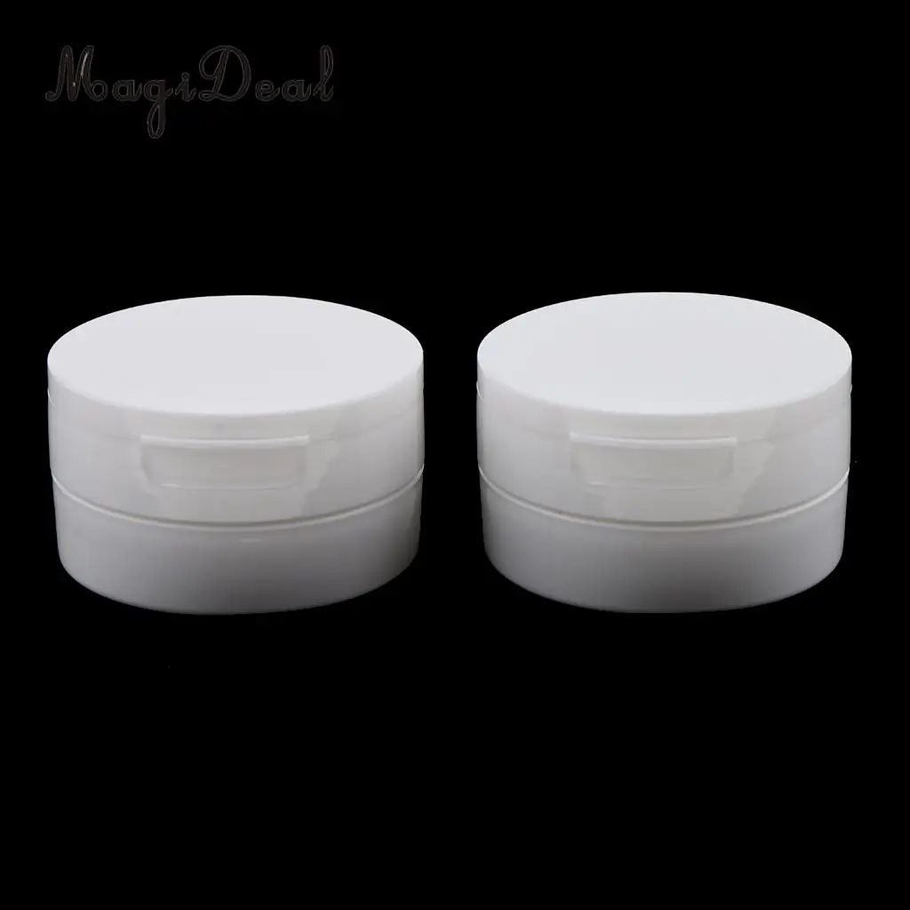 Kesoto 2Pcs 50g Empty Loose Powder Jar Bottle Container/Make Up Sifter Bottles High quanlity