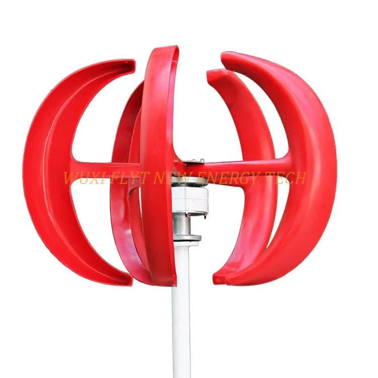 

100W 24V Vertical Axis Wind Generator Low Wind Speed Starting Wind Generator Residential Generator