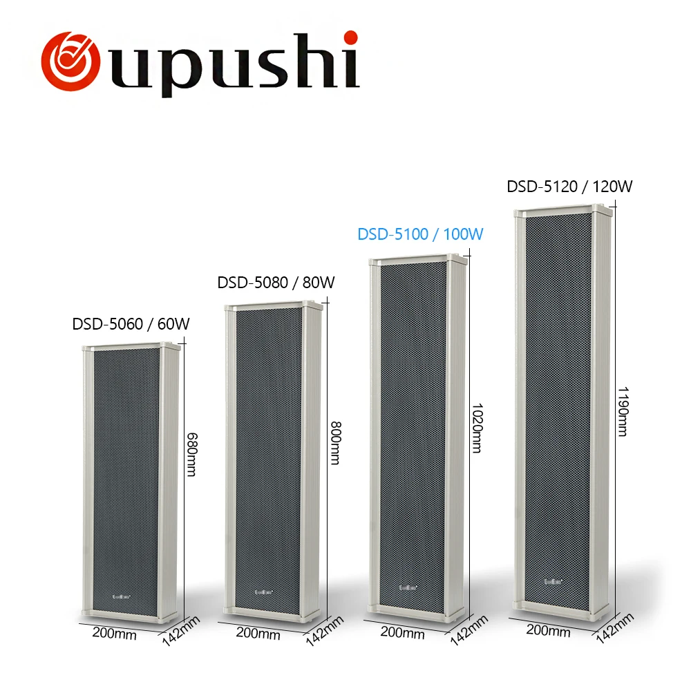 Oupushi DSD-5100 100 W Наружная акустическая система s Водонепроницаемая акустическая система и звуковая коробка для магазина фабрики и фермы