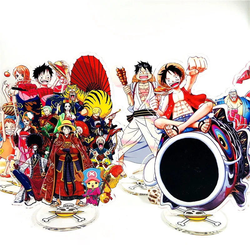 Аниме Обезьяна D. Luffy Nami Zoro фигурка на акриловой подставке настольное украшение