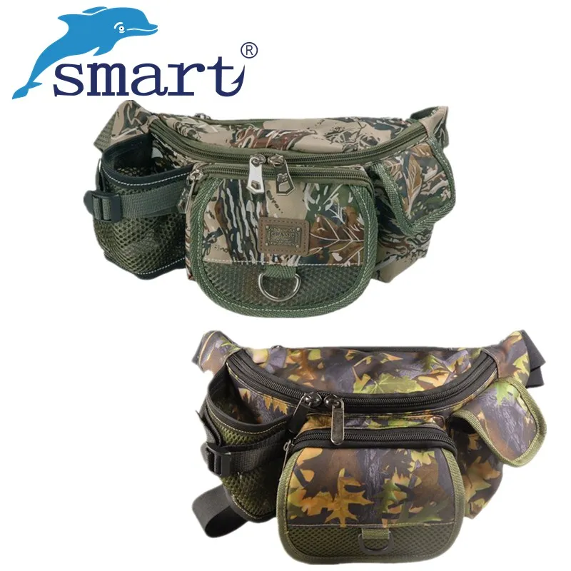 Comprar 30x9x14cm multifuncional bolsa para Pesca de carpa 218g camuflaje verde ejército Pesca herramientas de Pesca bolsas de aparejos de Pesca bolsa para Pesca