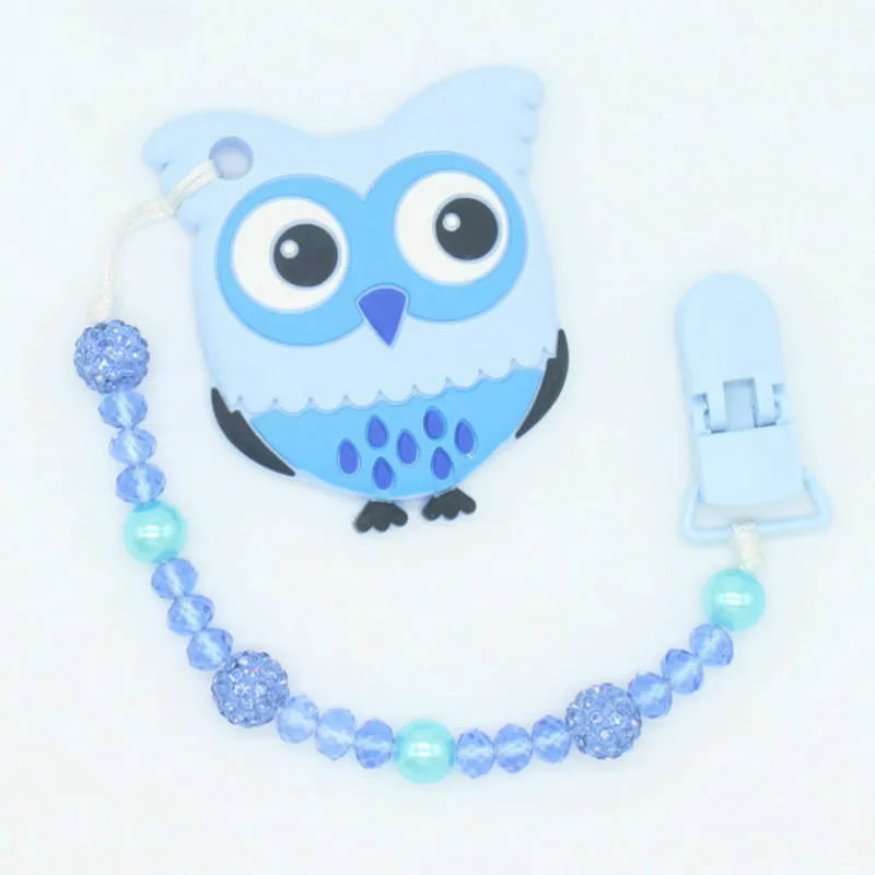 Baby Pacifier Chain Clip Bling Nipple Holder for Infant Toddler Leash Strap Teether Toy Children | Мать и ребенок