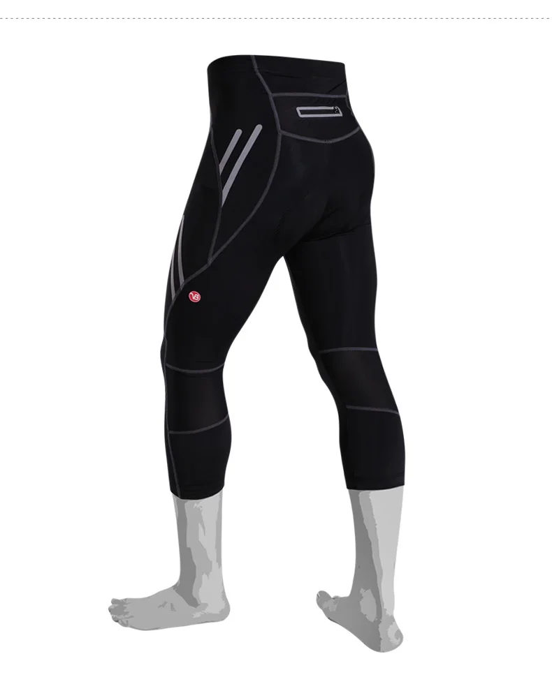 Мужские велосипедные шорты с 3D подкладкой для велосипеда, для спорта на открытом воздухе, обтягивающие дышащие шорты/укороченные брюки/шорты с ремнем M/XXXL