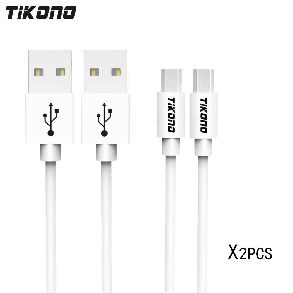 2 قطعة/الوحدة Tikono USB بيانات كابل الشاحن مايكرو كابل USB لسامسونج Xiaomi هواوي سريع شحن شاحن USB للهاتف المحمول كابل