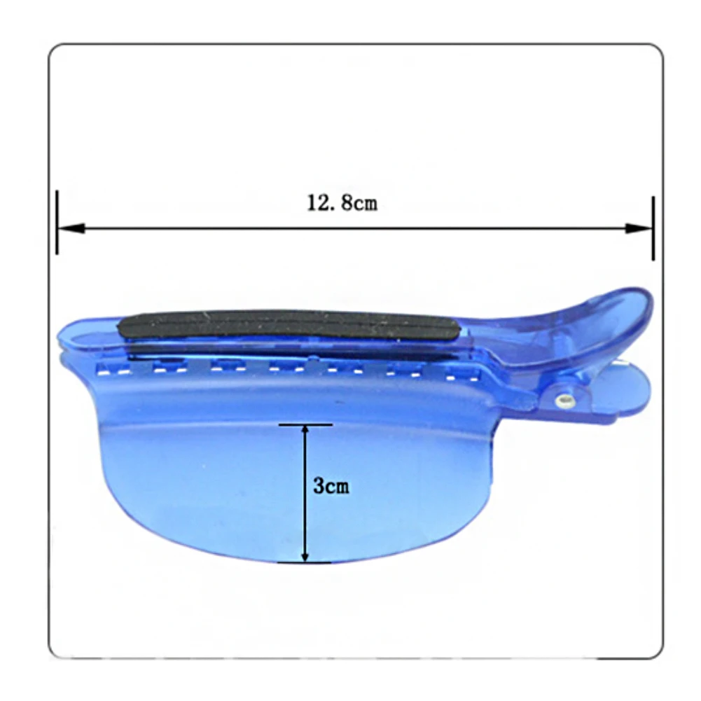 2 шт., маленькая краска для завивки, Парикмахерская, изолированная, для укладки, выделка, защитные инструменты для дома, зажим для волос, зажим для секций, зажим для резки