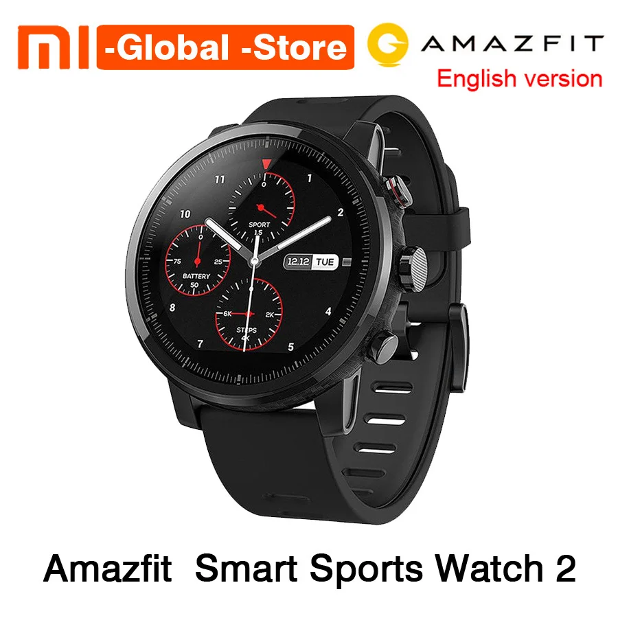 [Английская версия] умные спортивные часы Xiaomi Huami Amazfit Stratos 2 GPS 5ATM 1 34 'ƈ.5D экран