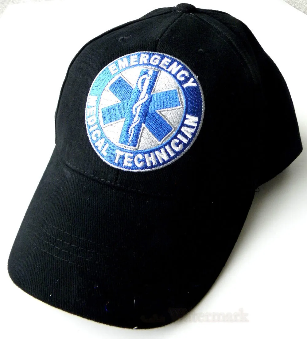 

EMT EMERGENCY MEDICAL TECHNICIAN Print PARAMEDIC BASEBALL CAP HAT Print