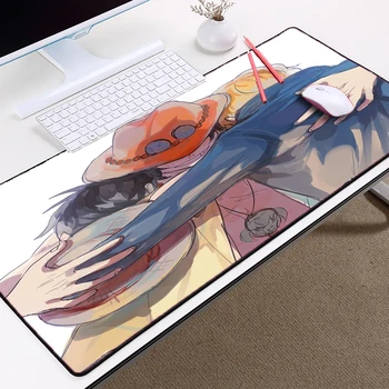 

Mairuige Japan Comic One Piece Luffy Ace Sabo Pattern Super Big Size Table Mat To Decorate Desktop Anime Desk Gaming Player