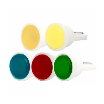 

1000PCS 1.5W Led Lights Car T10 Cob Led Ceramic LED Light LED T10 COB W5W 147 168 Wedge Door Instrument Side Light Bulb Car Lamp