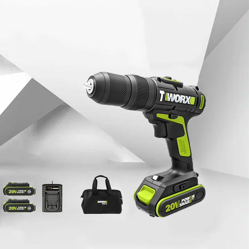 

20Volt Mini Wireless Drill Max Electric Screwdriver Cordless Drill Power Driver DC Lithium-Ion Battery 2-Speed Wood Steel