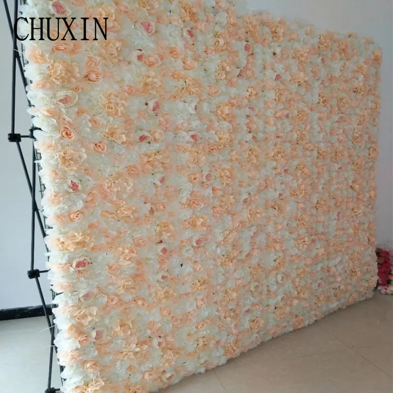 

Wedding flower wall display stand Pull net display advertising display Artificial flower wall folding Iron art display rack