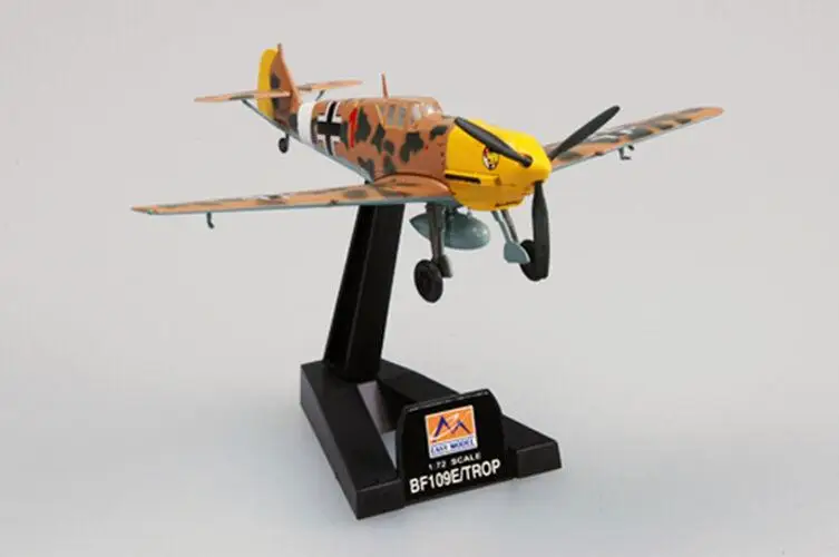 Вторую мировую войну Messerschmitt BF 109 E 7 Trop II/JG27 самолета 1/72 отделка easy Model Самолет| |