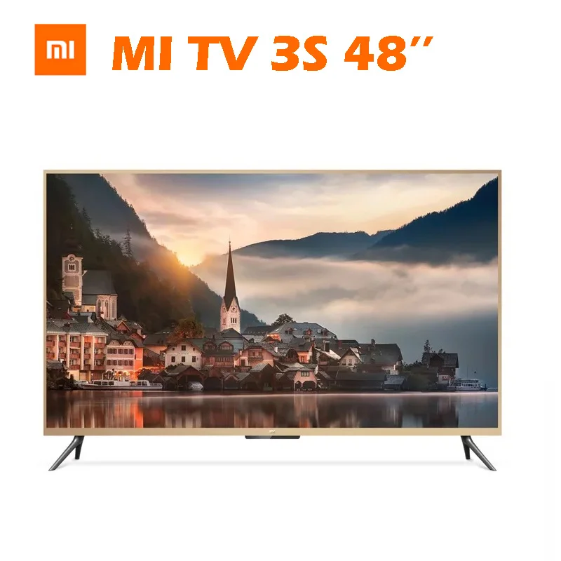 xiaomi Smart mi tv 3S 48 дюймов Mstar 6A908 1920*1080 Full HD четырехъядерный ультра тонкий 2,4/5 ГГц BT 4,0