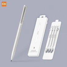 Xiaomi Mijia ручка PREMEC гладкий металл Швейцария заправка сплава ручки MiKuni Япония черные чернила 0,5 мм подписи Xiaomi
